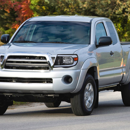2005-2011 Toyota Tacoma LED Bar Factory Style Headlights (Matte Black Housing/Clear Lens)