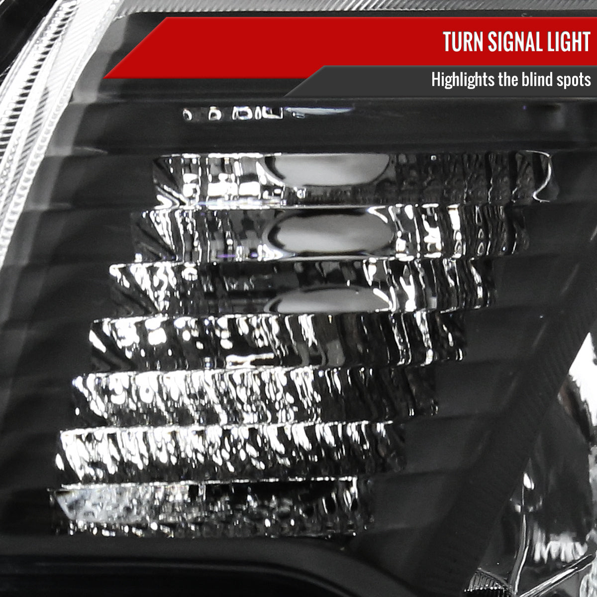 2012-2015 Toyota Tacoma Factory Style Headlights w/ Amber Reflectors (Matte Black Housing/Clear Lens)