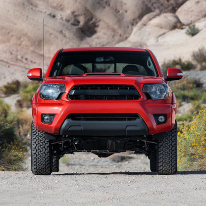 2012-2015 Toyota Tacoma Factory Style Headlights w/ Amber Reflectors (Matte Black Housing/Clear Lens)