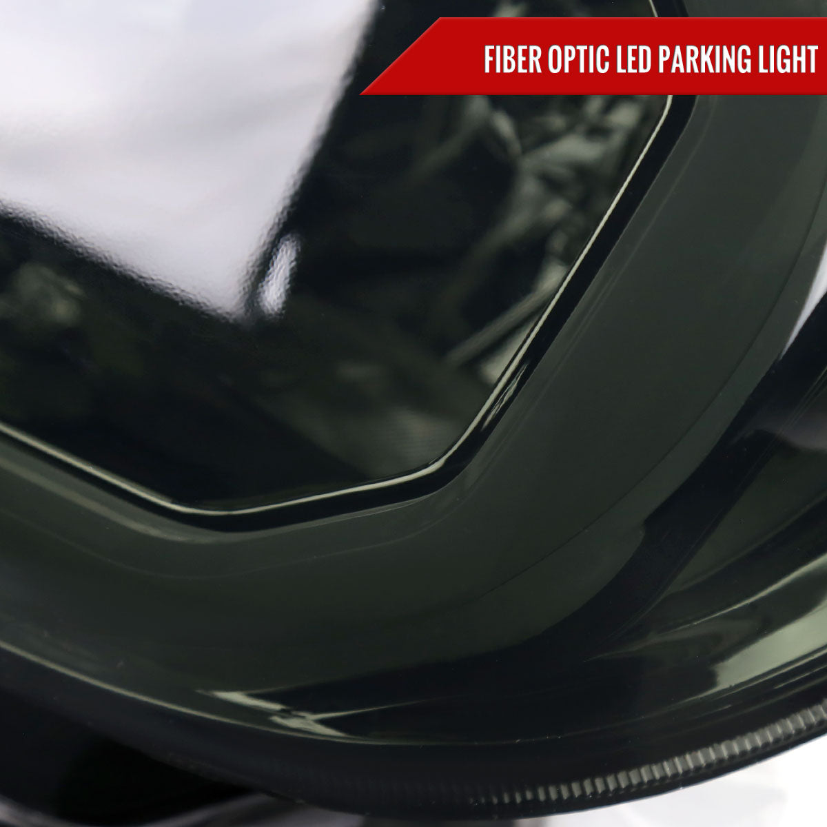 2007-2013 Toyota Tundra/2008-2017 Sequoia Headlights LED Tube Factory Style Headlights with LED Turn Signal (Chrome Housing/Smoked Lens)
