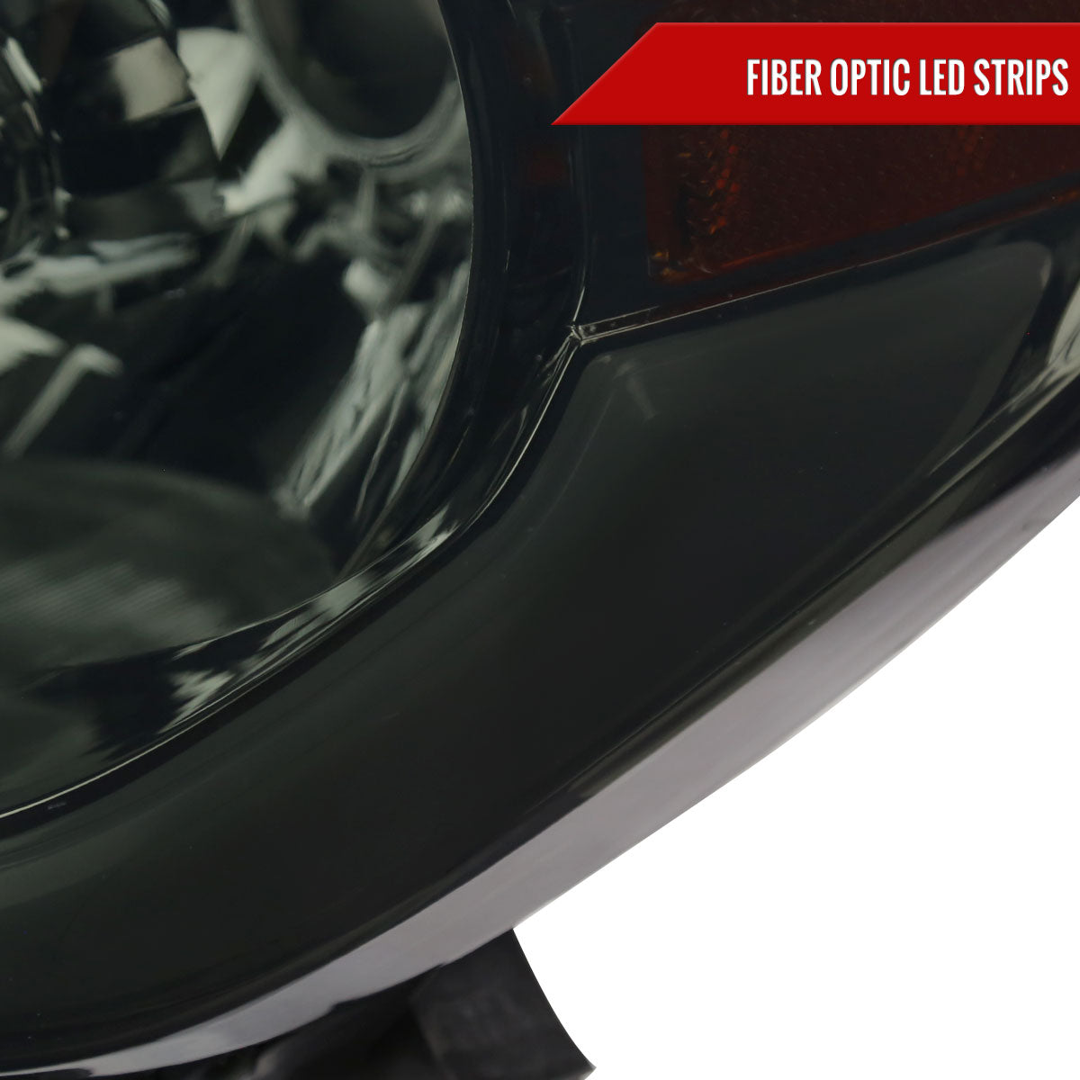 2014-2021 Toyota Tundra LED Bar Factory Style Headlights (Chrome Housing/Smoked Lens)