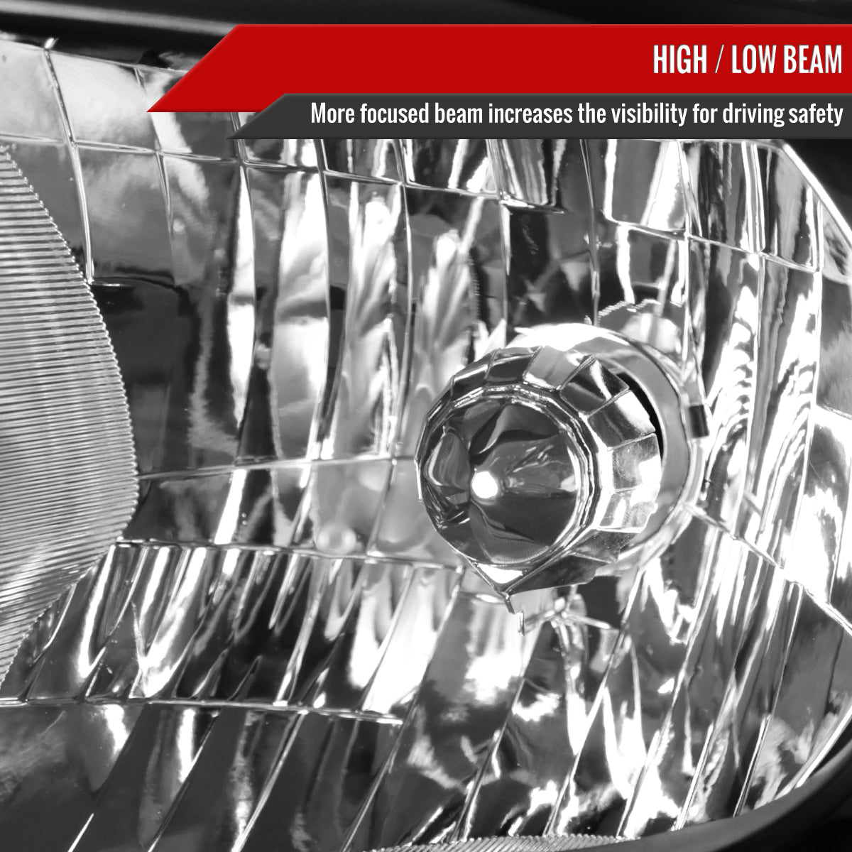 2014-2021 Toyota Tundra Factory Style Headlights w/ LED Light Strip (Matte Black Housing/Clear Lens)