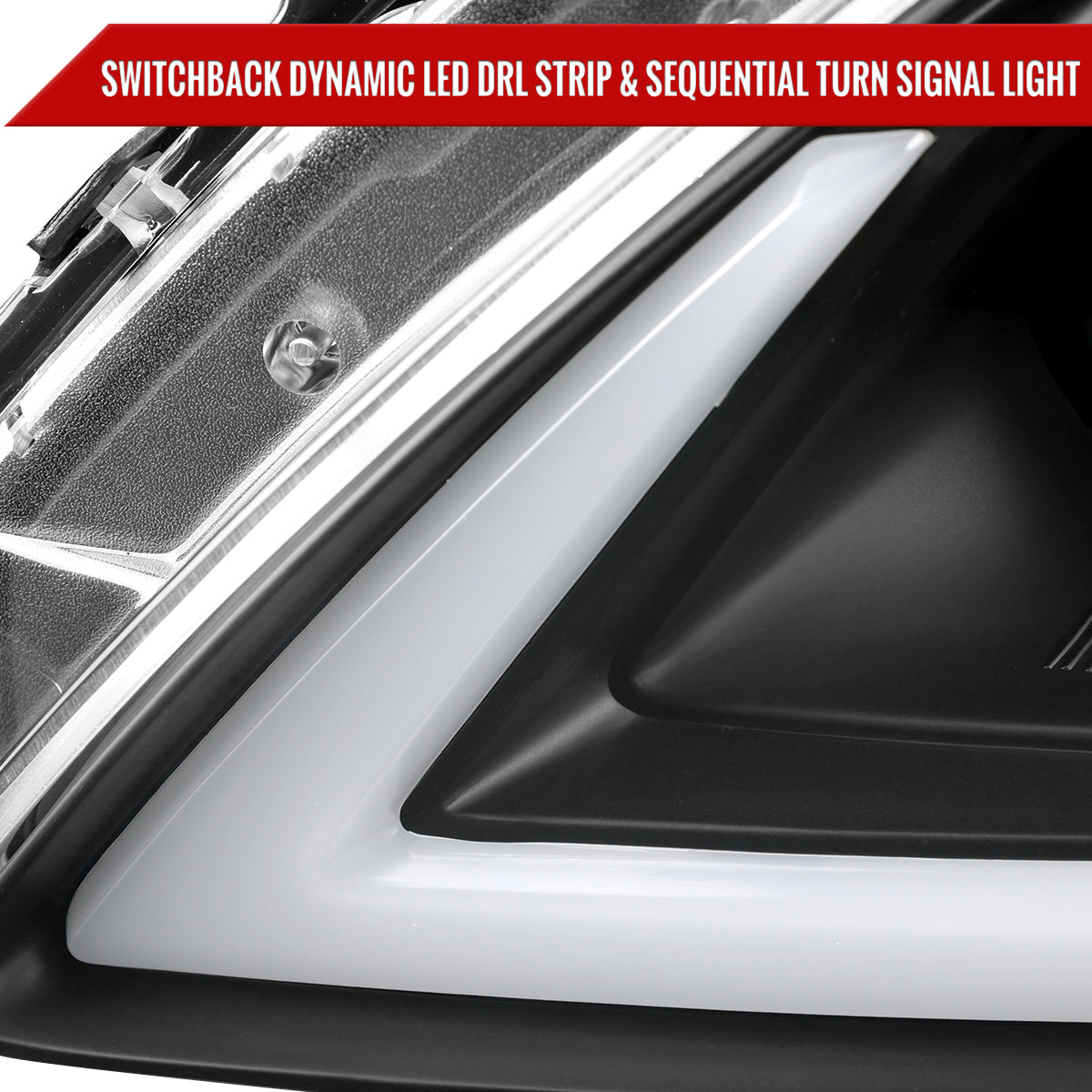 2008-2013 Infiniti G37/2014-2015 Q60 Coupe/Convertible Sequential Switchback LED Turn Signal Full LED Projector Headlights (Matte Black Housing / Smoked Lens)