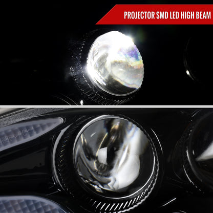2014-2016 Lexus IS250 IS350 Full LED Project healight (Jet Black Housing  / Clear lens)
