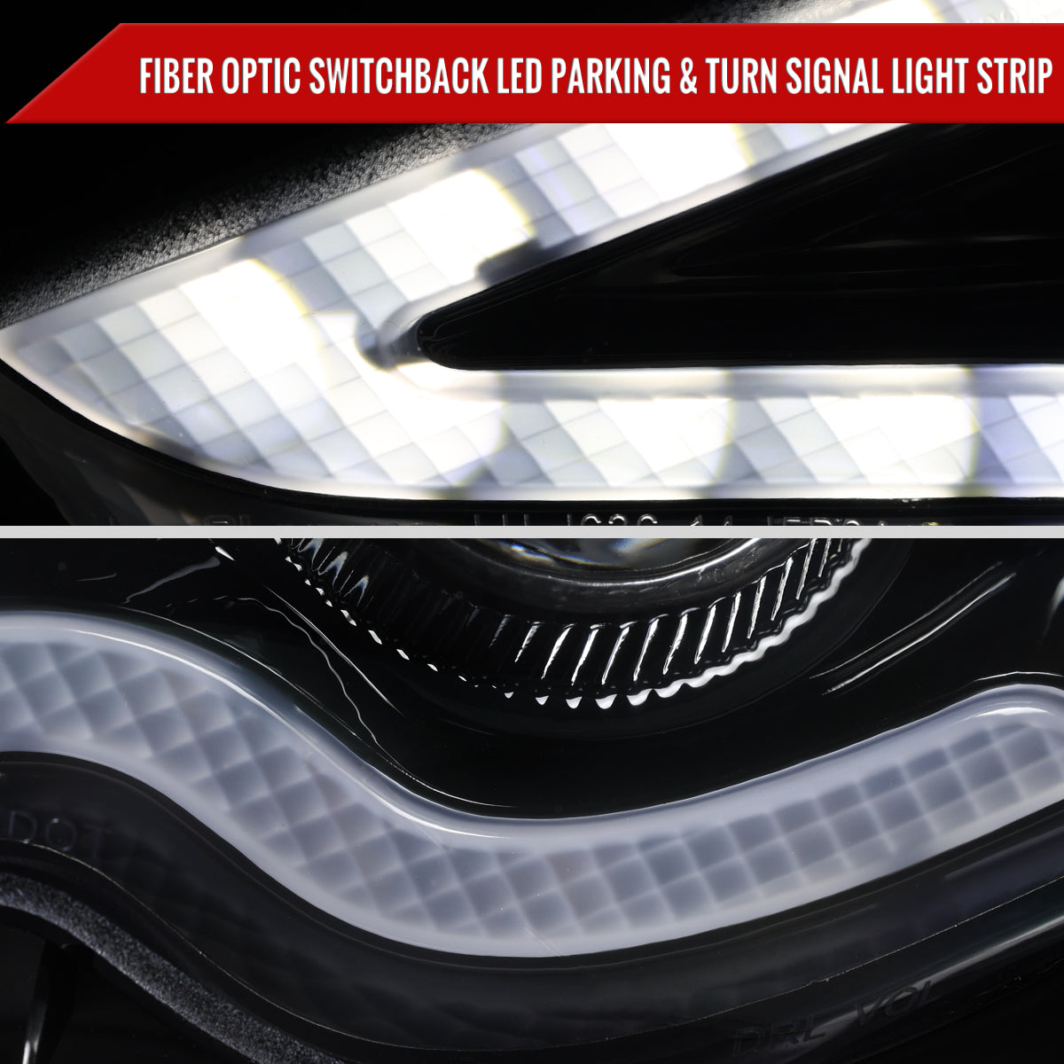 2014-2016 Lexus IS250 IS350 Full LED Project healight (Jet Black Housing  / Clear lens)