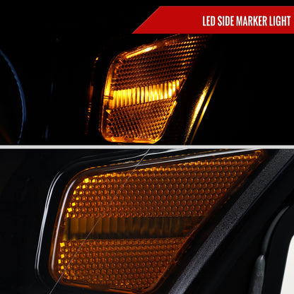 2014-2016 Lexus IS250 IS350 Full LED Project healight (Jet Black Housing  / Clear lens)