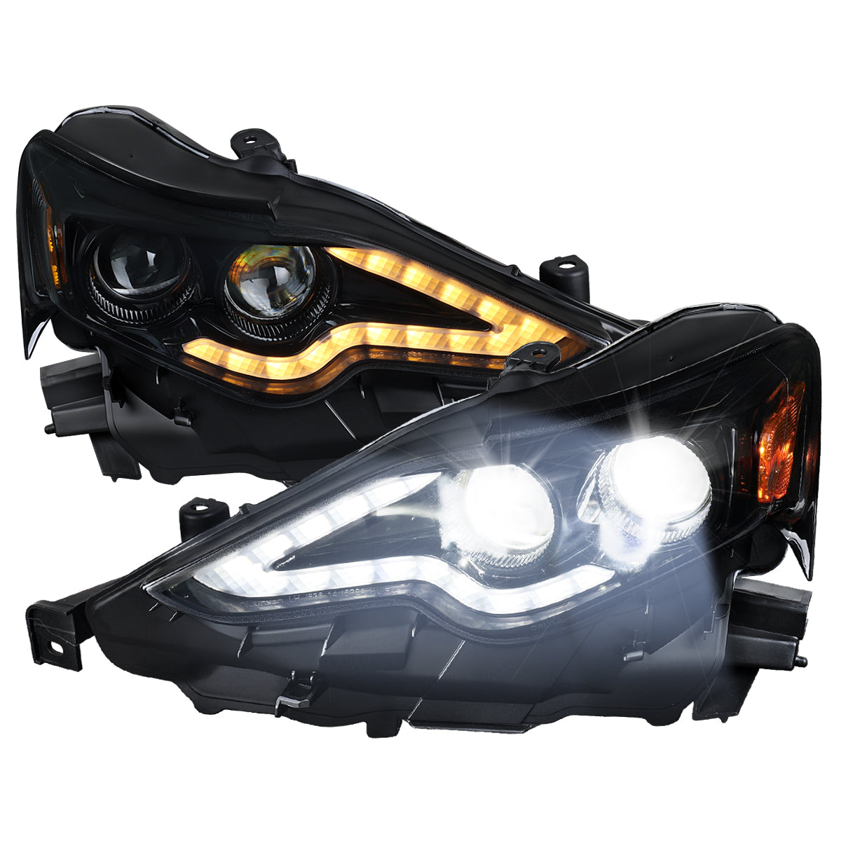 2014-2016 Lexus IS250 IS350 Full LED Project healight (Black Houing / Smoked lens)