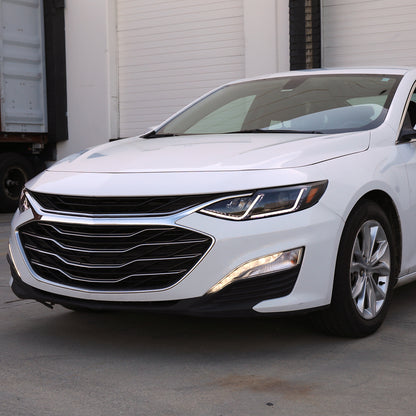 2019-2024 Chevrolet Malibu Full LED Projector Headlights Switchback Sequential Turn Signal (Matte Black Housing/Clear Lens)