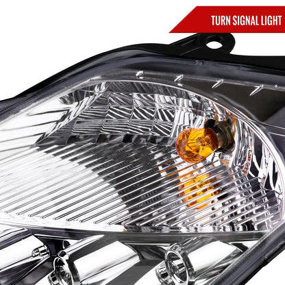 2003-2005 Nissan 350Z Dual Halo Projector Headlights (Chrome Housing/Clear Lens)