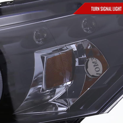 2008-2012 Honda Accord Coupe Dual Halo Projector Headlights (Glossy Black Housing/Smoked Lens)