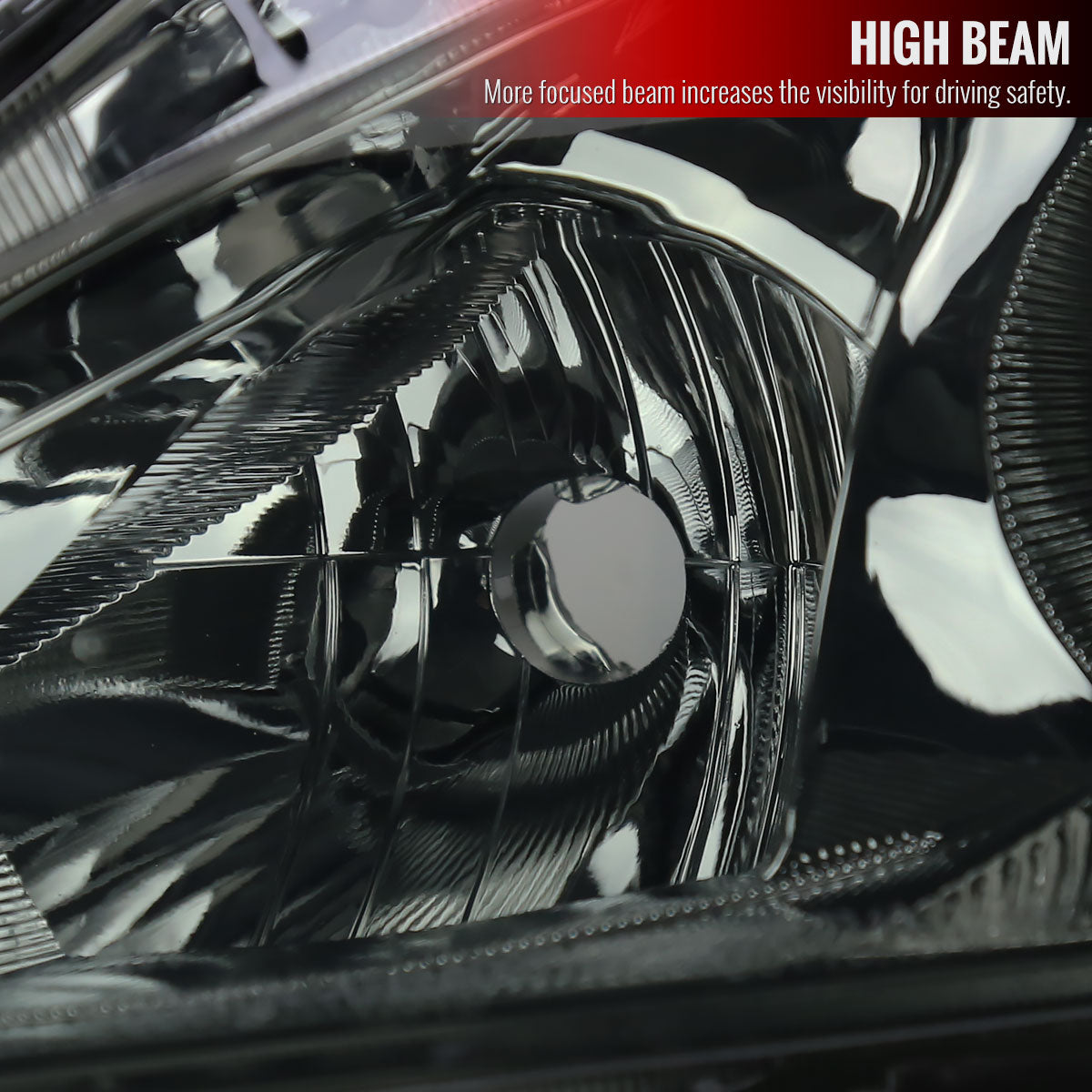 2013-2015 Nissan Altima Sedan Projector Headlights (Chrome Housing/Smoked Lens)