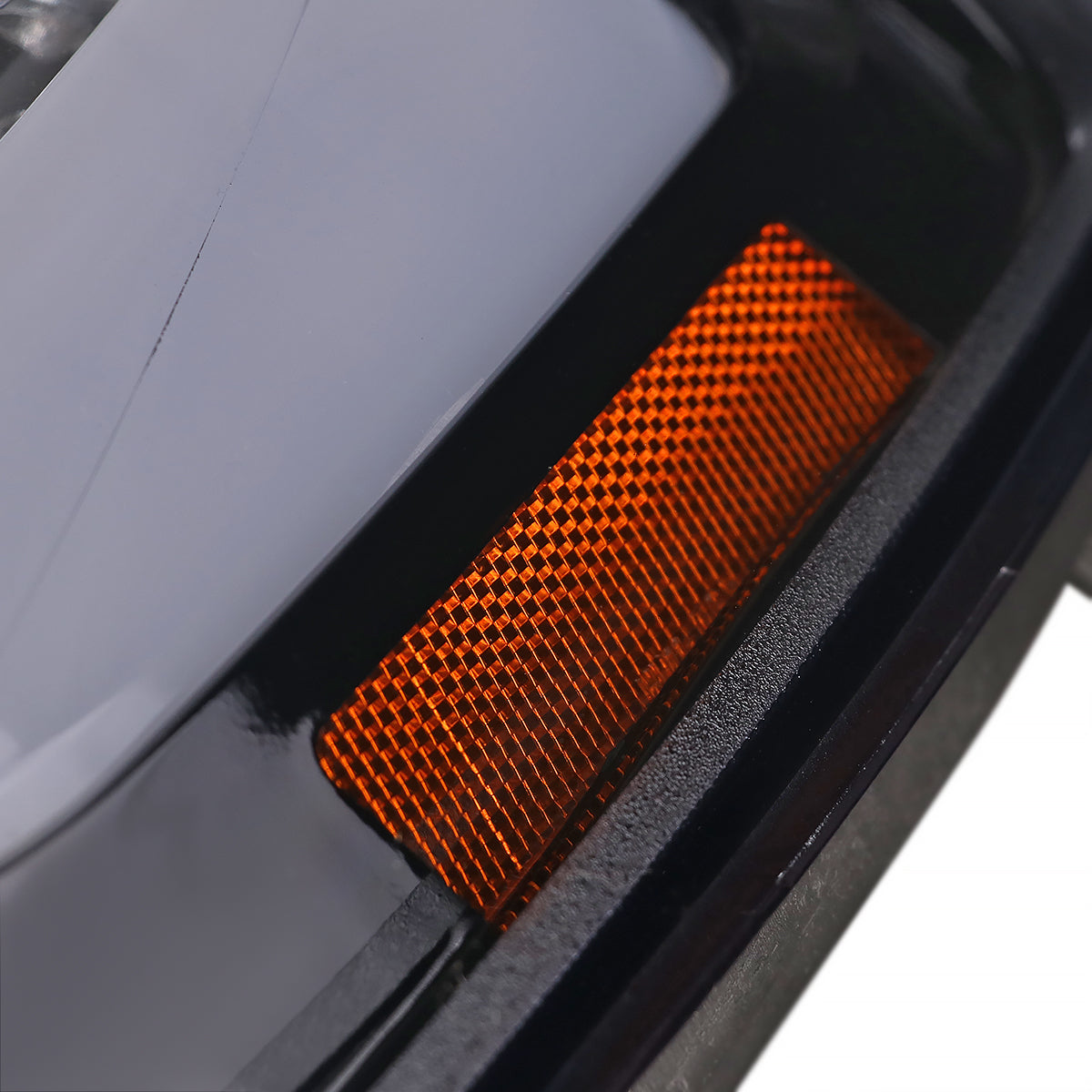 2007-2013 Chevrolet Avalanche/ 2007-2014 Tahoe Suburban LED C-Bar Projector Headlights (Glossy Black Housing/Smoked Lens)