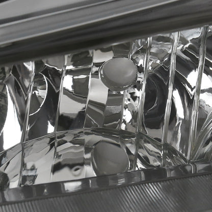 2015-2017 Toyota Camry Projector Headlights w/ Amber Reflectors (Gunmetal Housing/Clear Lens)