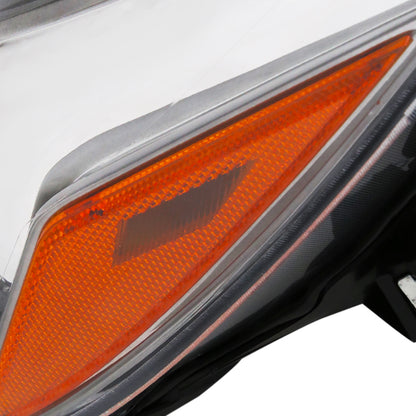 2015-2017 Toyota Camry Projector Headlights w/ Amber Reflectors (Gunmetal Housing/Clear Lens)