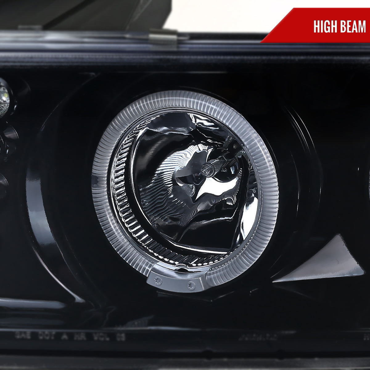 2004-2012 GMC Canyon/ Chevrolet Colorado Dual Halo Projector Headlights (Glossy Black Housing/Smoked Lens)