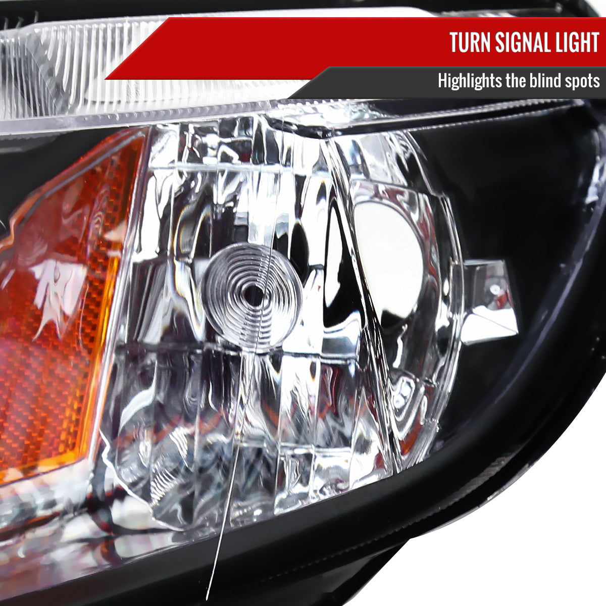 2006-2011 Honda Civic Sedan Retro Style Projector Headlights (Matte Black Housing/Clear Lens)