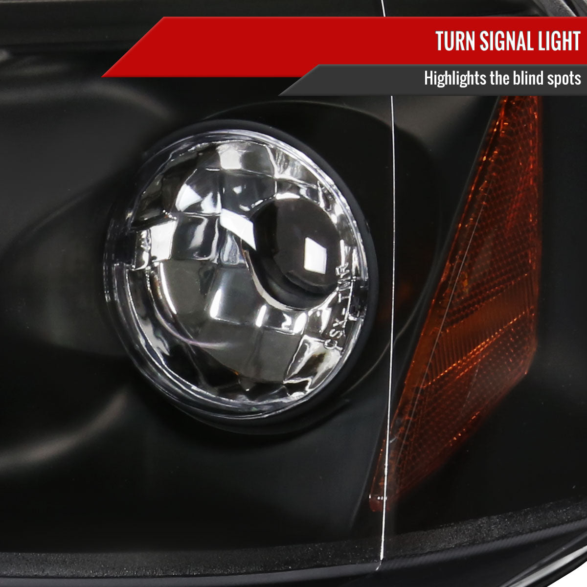 1996-1998 Honda Civic Dual Halo Projector Headlights (Matte Black Housing/Clear Lens)
