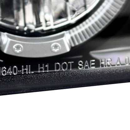 1999-2006 GMC Sierra/Yukon/Yukon XL Dual Halo Projector Headlights (Jet Black Housing/Clear Lens)