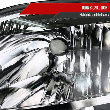 2007-2014 GMC Yukon/Yukon XL 1500/2500 Projector Headlights (Chrome Housing/Clear Lens)