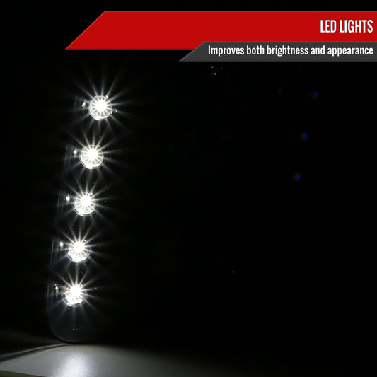 2007-2014 GMC Yukon/Yukon XL Projector Headlights (Glossy Black Housing/Smoked Lens)