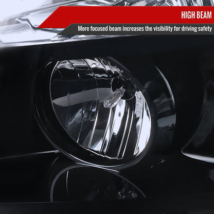 2007-2014 GMC Yukon/Yukon XL Projector Headlights (Glossy Black Housing/Smoked Lens)