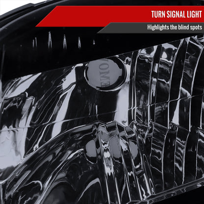 2007-2014 GMC Yukon/Yukon XL Projector Headlights (Glossy Black Housing/Smoked Lens)