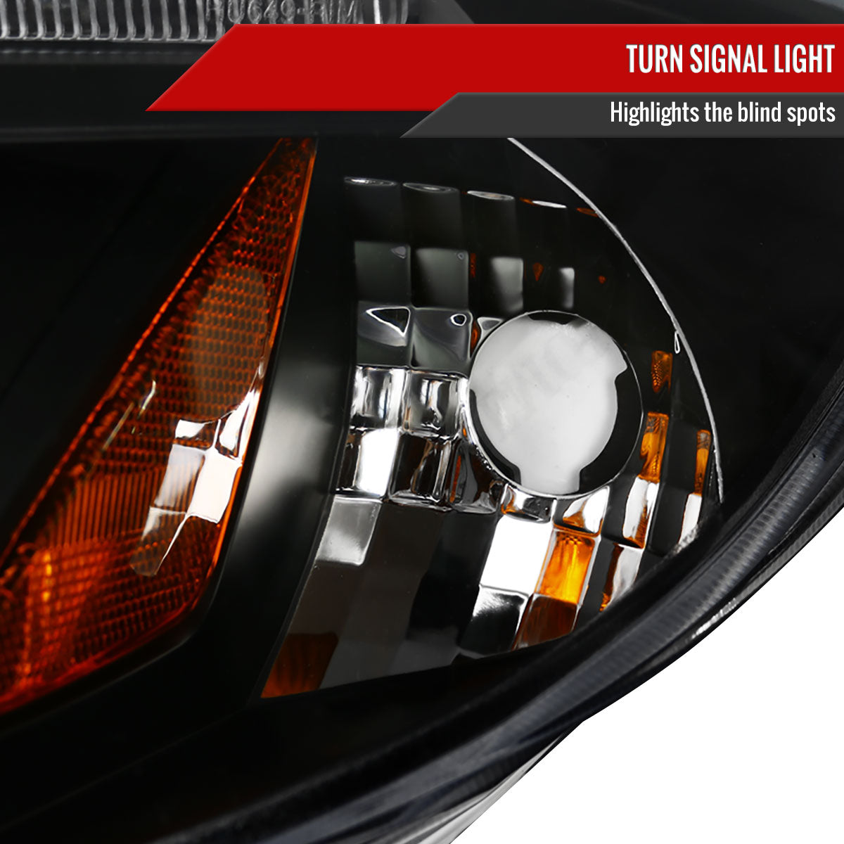 2006-2011 Mitsubishi Eclipse Dual Halo Projector Headlights (Matte Black Housing/Clear Lens)