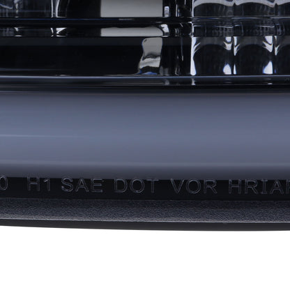 2004-2008 Ford F-150/ 2006-2008 Lincoln Mark LT LED C-Bar Projector Headlights (Glossy Black Housing/Smoked Lens)