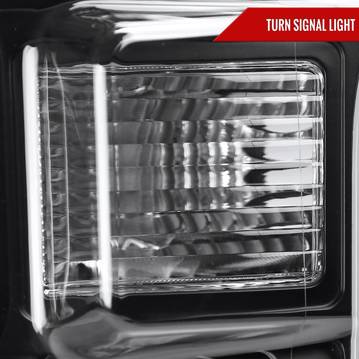 2015-2017 Ford F-150 LED Bar Projector Headlights - RS (Matte Black Housing / Clear Lens)