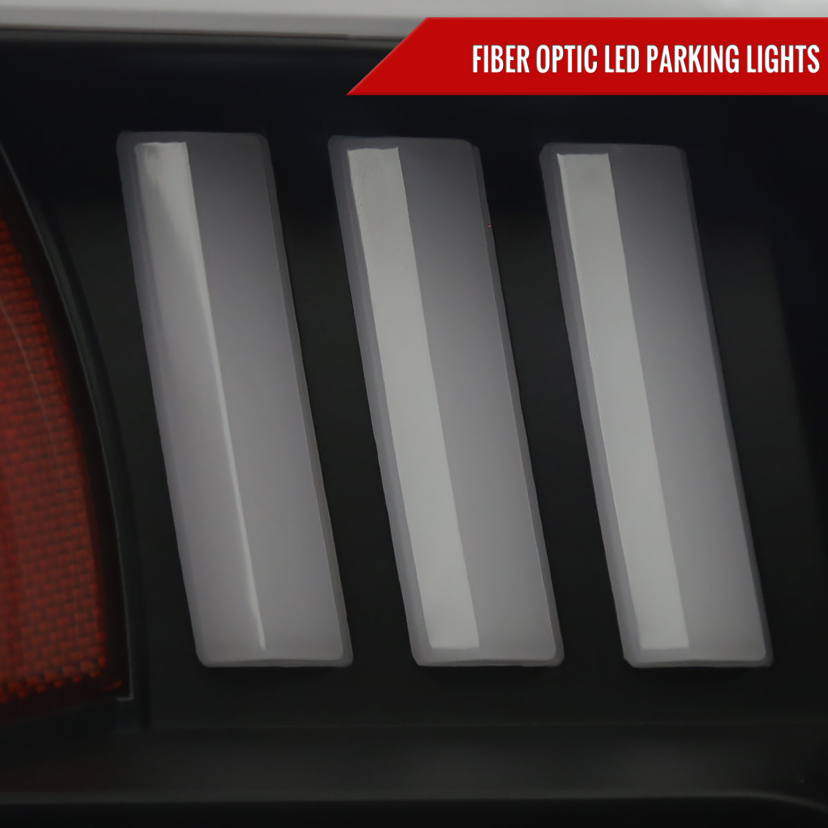 2015-2017 Ford F-150 LED Bar Projector Headlights - RS (Black Housing/Smoked Lens)