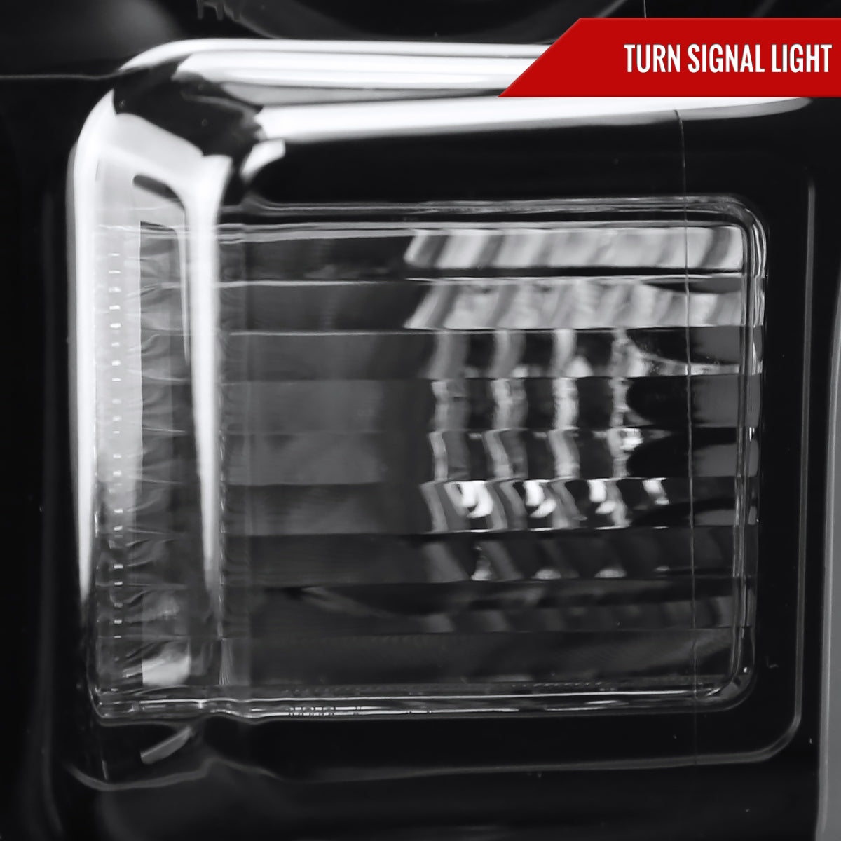 2015-2017 Ford F-150 LED Bar Projector Headlights - RS (Black Housing/Smoked Lens)
