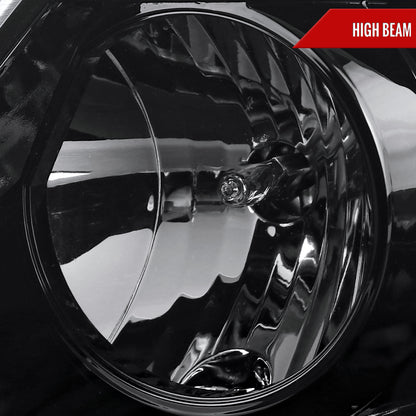 1997-2004 Ford F-150 / 1997-2002 Expedition LED C-Bar Projector Headlights (Jet Black Housing/Clear Lens)