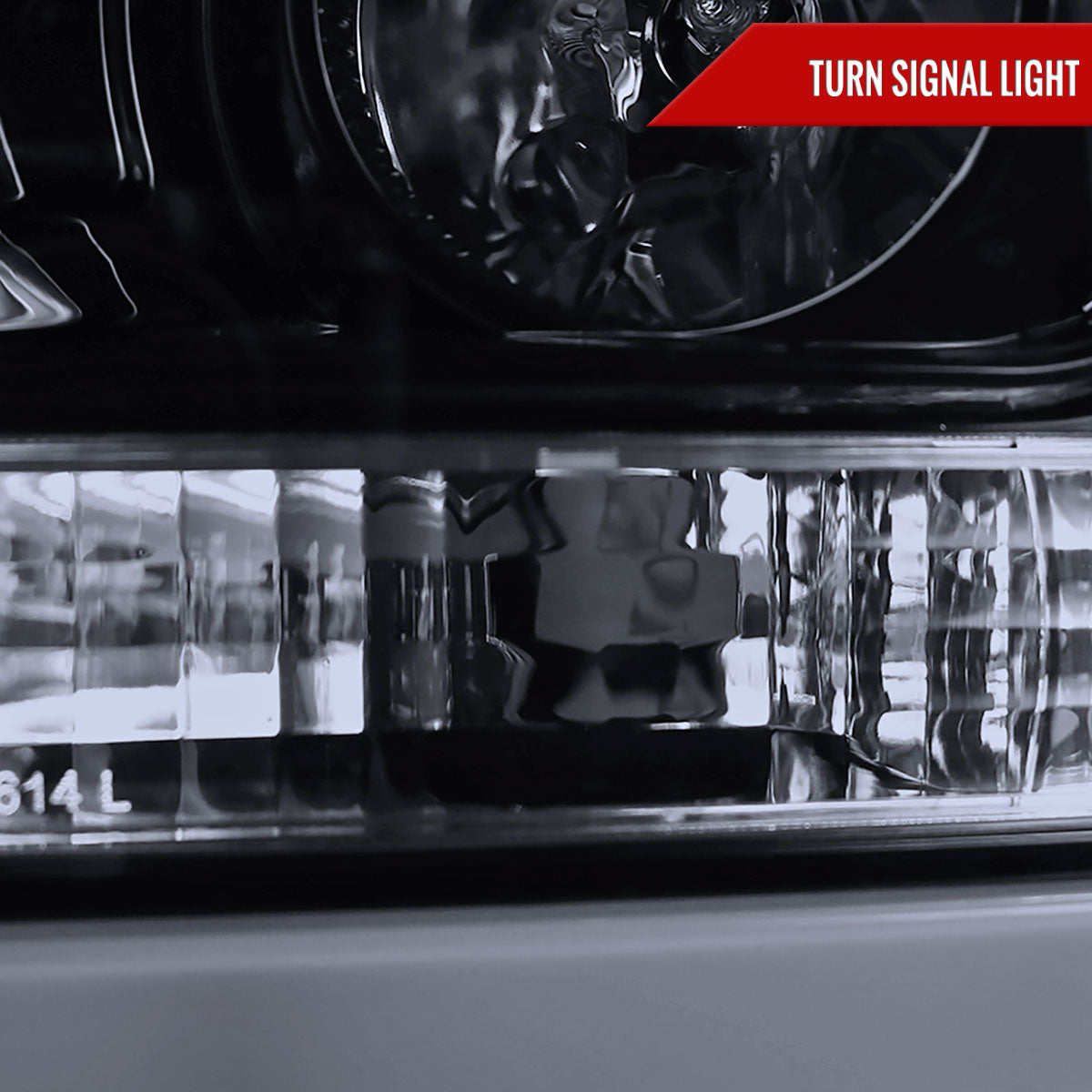 2011-2016 F-250/F-350/F-450/F-550 LED C-Bar Projector Headlights (Glossy Black Housing/Smoked Lens)