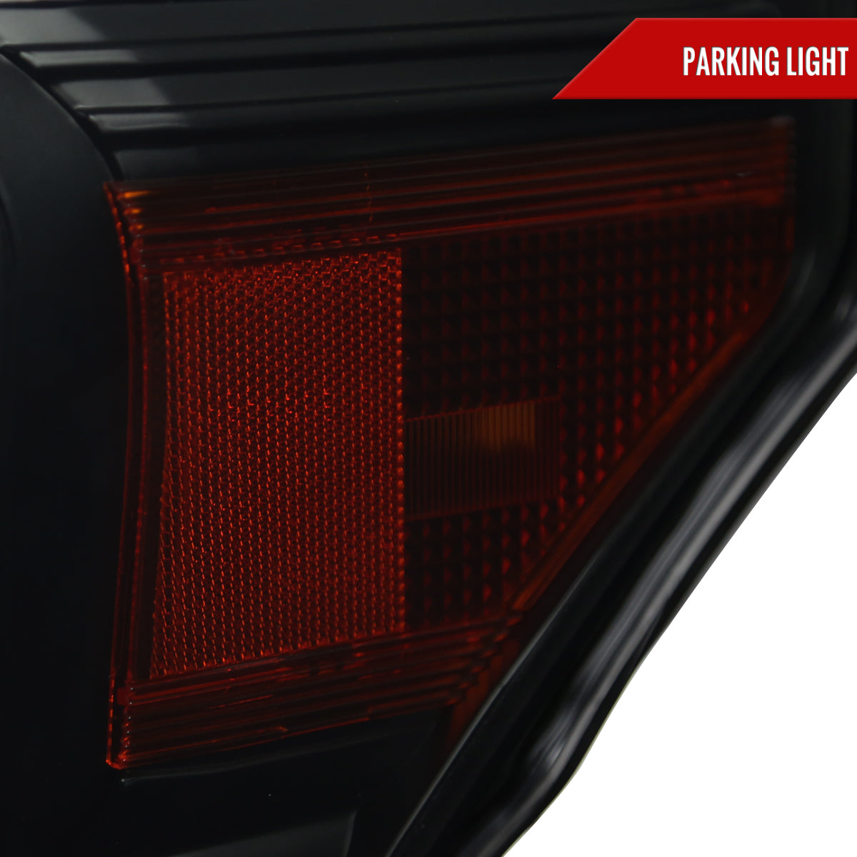 2011-2016 F-250 F-350 F-450 F-550 Dual Halo Projector Headlights w/ LED Turn Signal Lights (Black Housing/Smoked Lens)