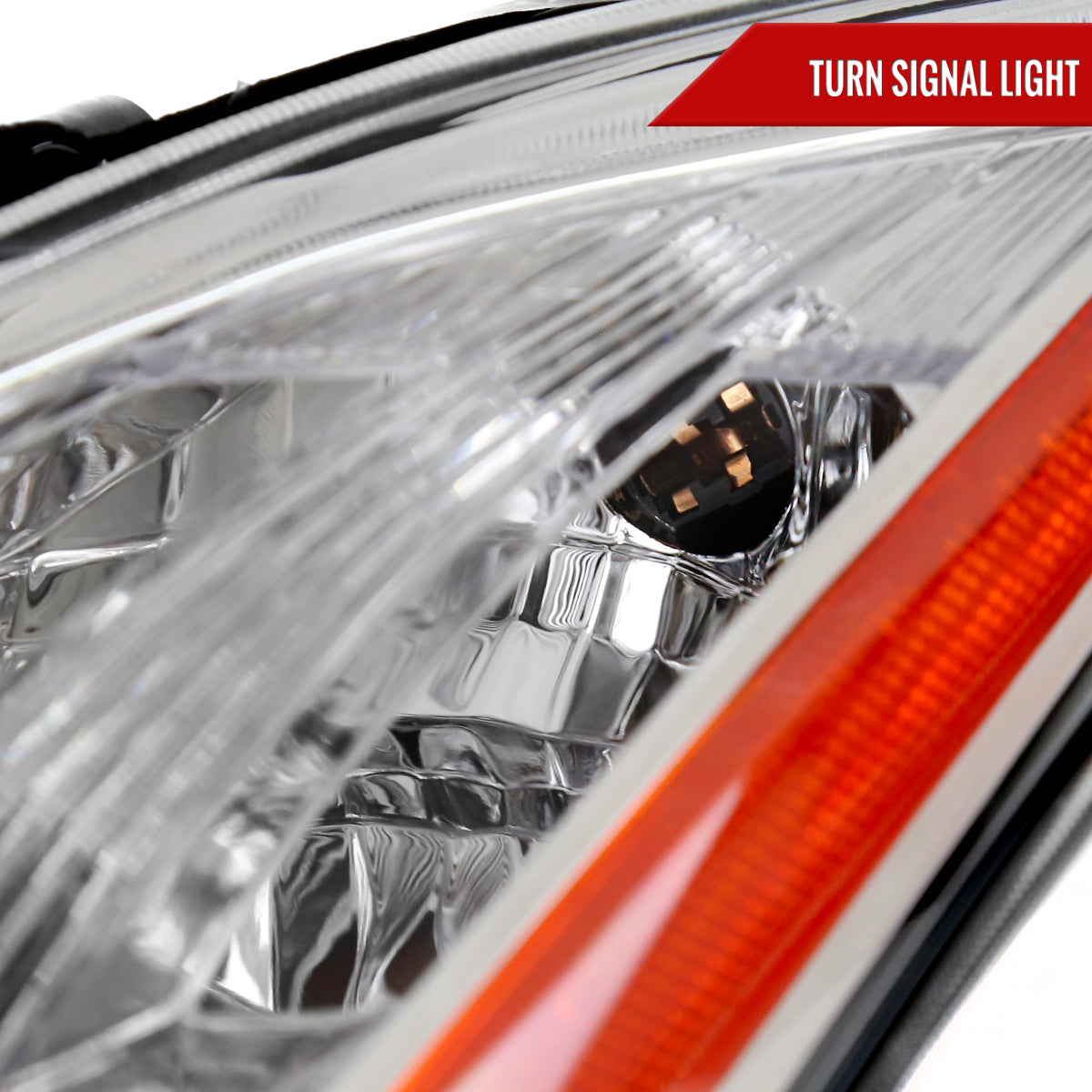 2008-2013 Infiniti G37/2014-2015 Q60 2 Door Coupe/Convertible Factory Style Projector Headlights (Chrome Housing/Clear Lens)