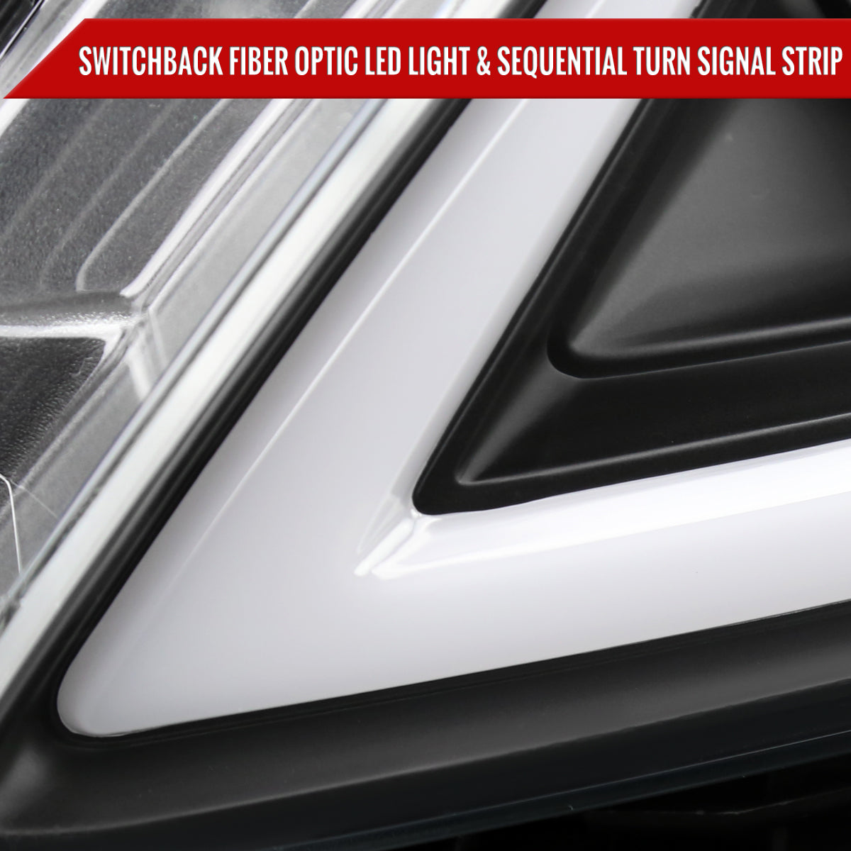 2008-2013 Infiniti G37/2014-2015 Q60 Coupe/Convertible Sequential Switchback LED Turn Signal Projector Headlights (Matte Black Housing/Clear Lens)