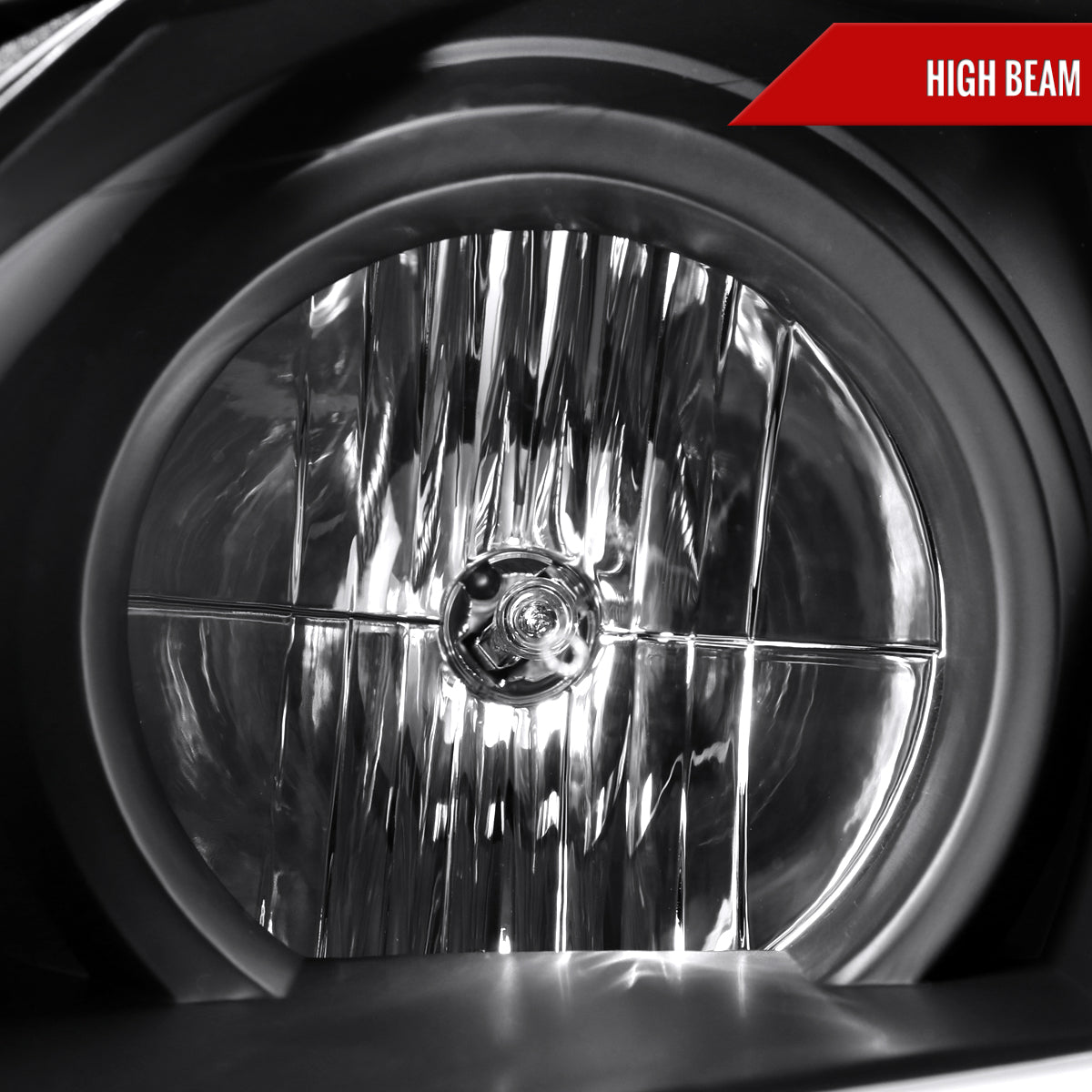 2005-2010 Pontiac G6 Projector Factory Style Headlight with LED Bar Turn Signal (Matte Black Housing/Clear Lens)