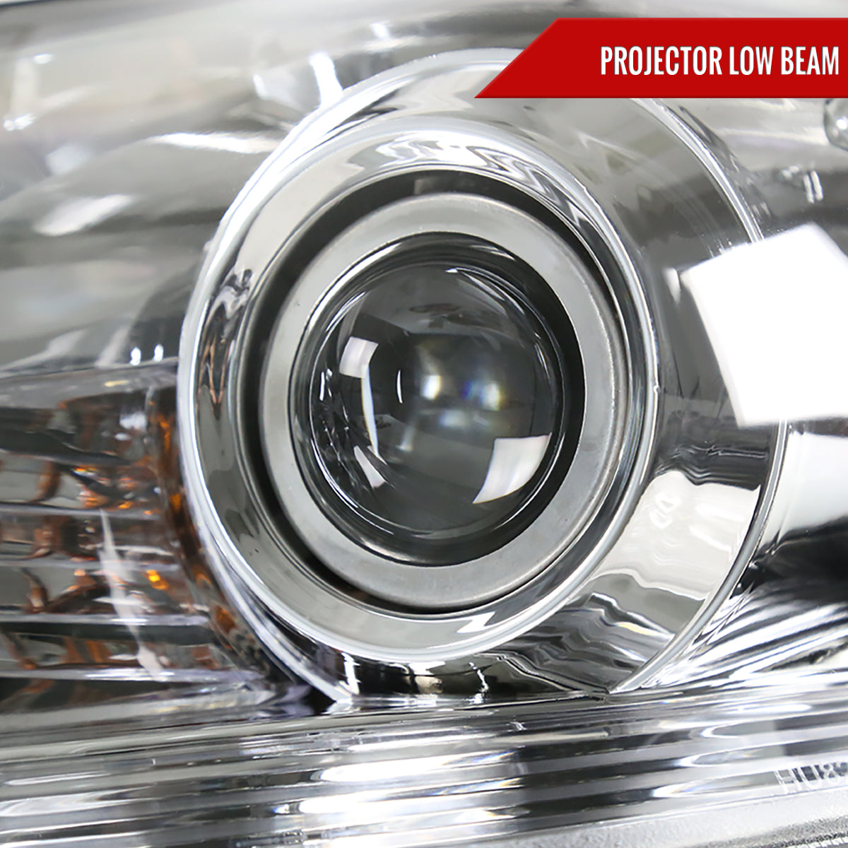 2006-2010 Lexus IS250/IS350 SMD LED Light Strip Projector Headlights (Chrome Housing/Clear Lens)