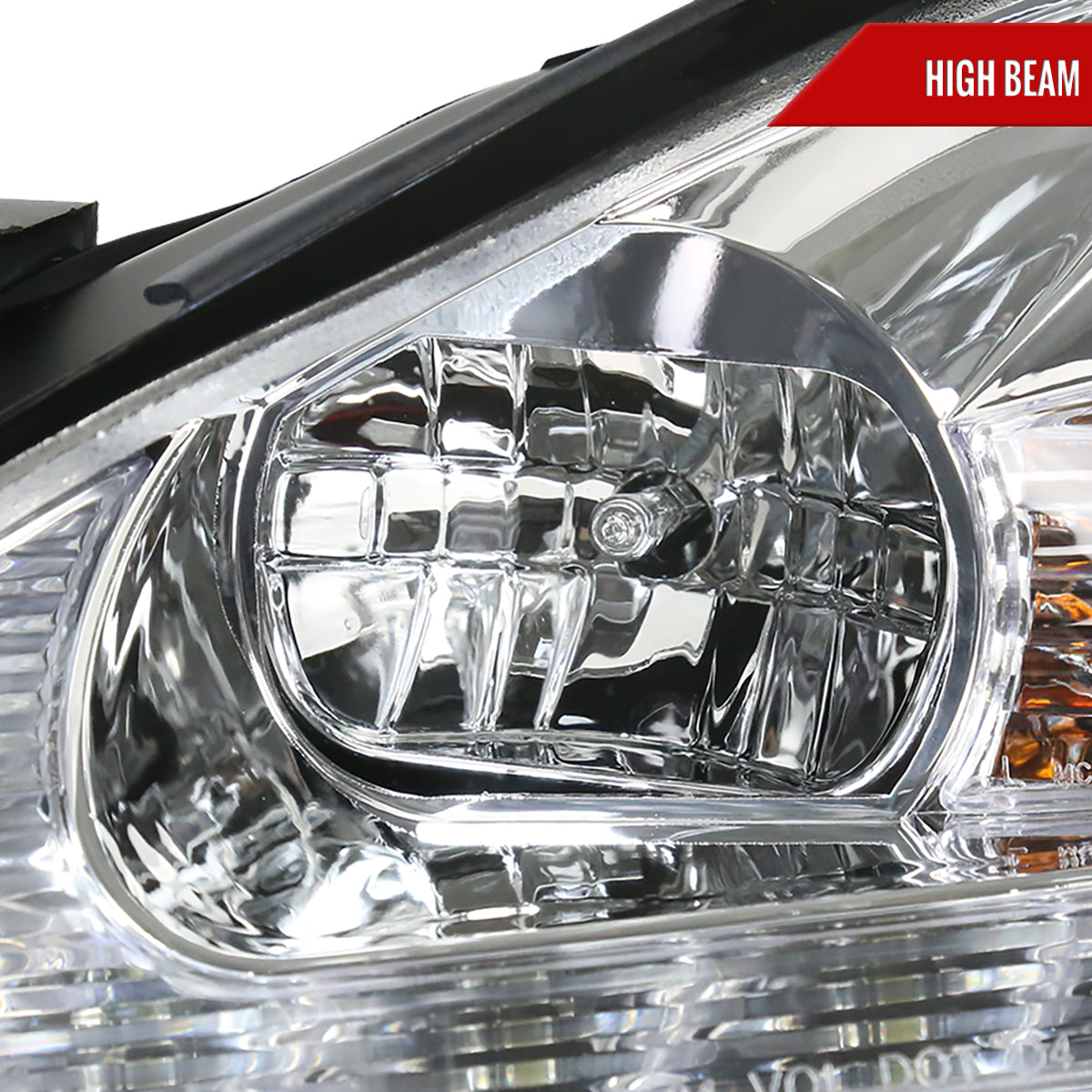 2006-2010 Lexus IS250/IS350 SMD LED Light Strip Projector Headlights (Chrome Housing/Clear Lens)
