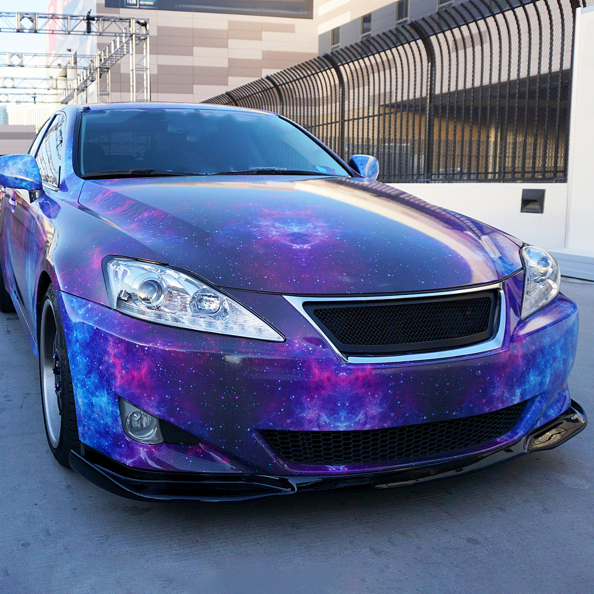 2006-2010 Lexus IS250/IS350 SMD LED Light Strip Projector Headlights (Chrome Housing/Clear Lens)