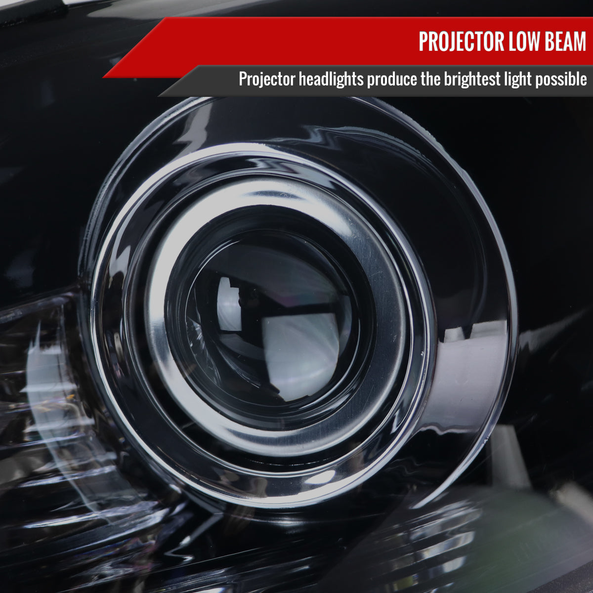 2006-2010 Lexus IS250/IS350 SMD LED Light Strip Projector Headlights w/ Sequential Turn Signals (Glossy Black Housing/Smoked Lens)