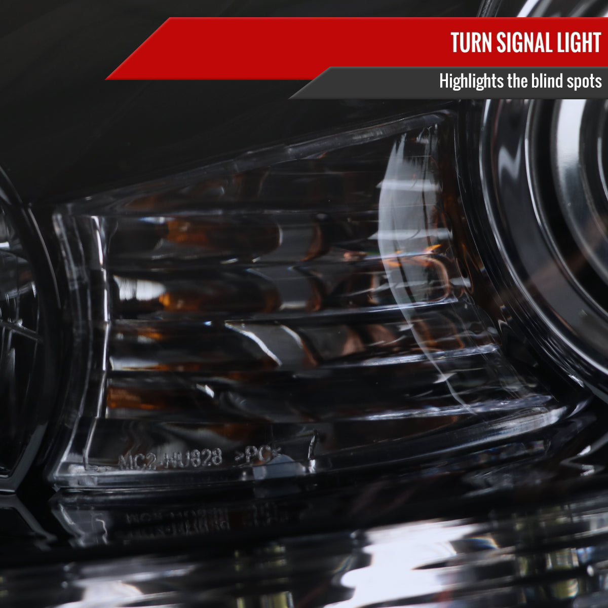 2006-2010 Lexus IS250/IS350 SMD LED Light Strip Projector Headlights w/ Sequential Turn Signals (Glossy Black Housing/Smoked Lens)