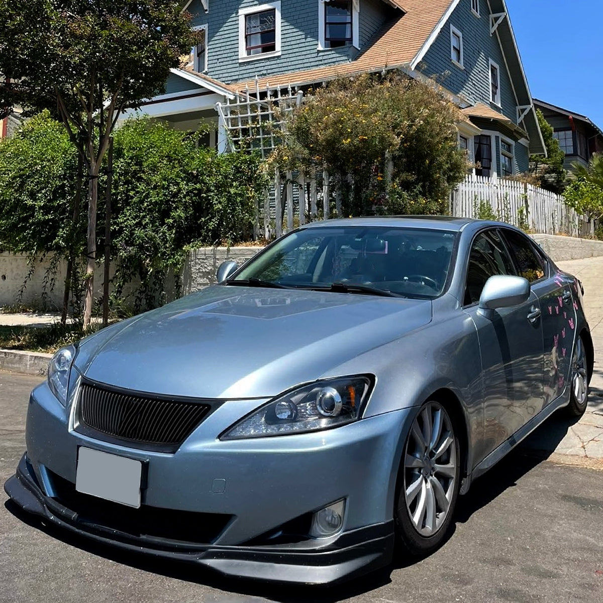 2006-2010 Lexus IS250/IS350 SMD LED Light Strip Projector Headlights w/ Sequential Turn Signals (Matte Black Housing/Clear Lens)