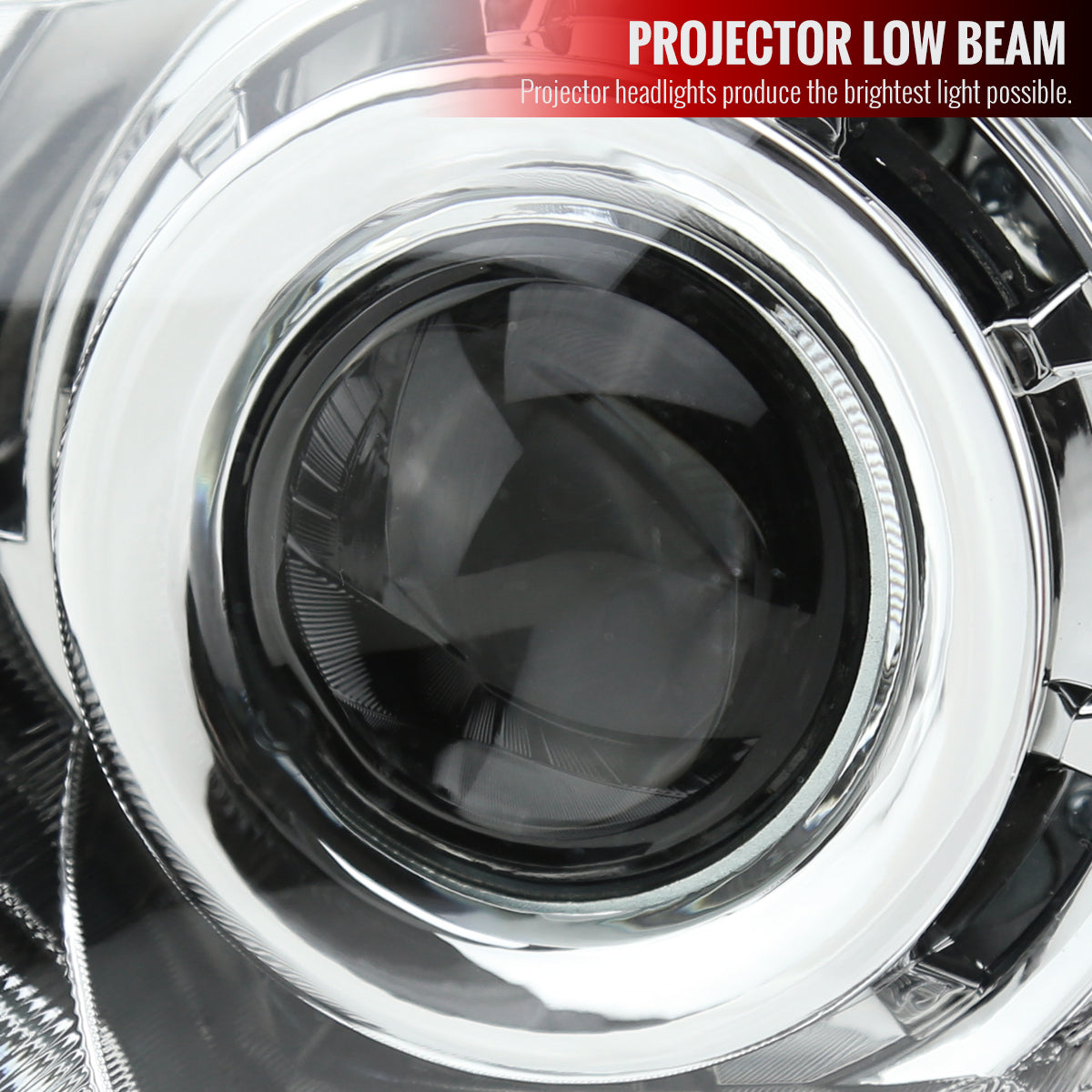 2010-2014 Subaru Legacy/Outback Projector Headlights (Chrome Housing/Clear Lens)