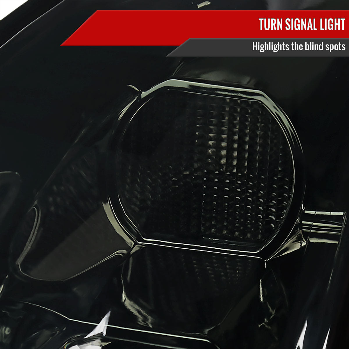 2004-2006 Nissan Maxima Projector Headlights w/ Amber Reflectors (Chrome Housing/Smoked Lens)