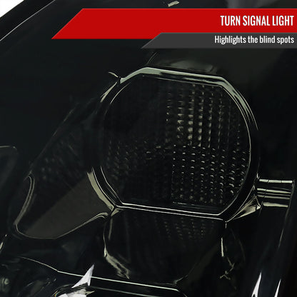 2004-2006 Nissan Maxima Projector Headlights w/ Amber Reflectors (Chrome Housing/Smoked Lens)