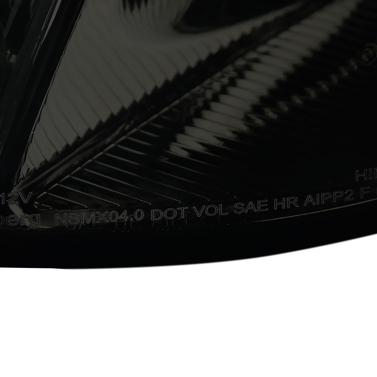 2004-2006 Nissan Maxima Projector Headlights w/ Amber Reflectors (Chrome Housing/Smoked Lens)