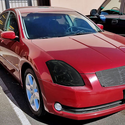 2004-2006 Nissan Maxima Projector Headlights w/ Amber Reflectors (Chrome Housing/Smoked Lens)