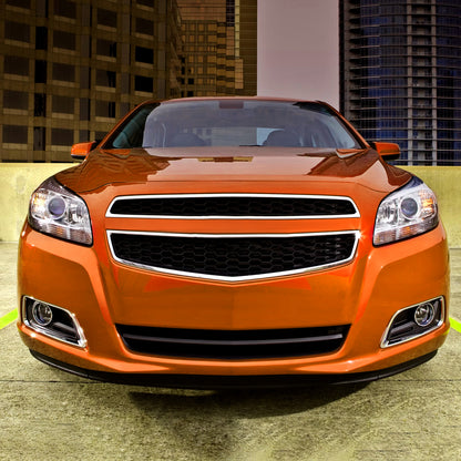 2013-2015 Chevrolet Malibu / 2016 Malibu Limited Projector Headlights w/ Amber Reflectors (Chrome Housing/Clear Lens)