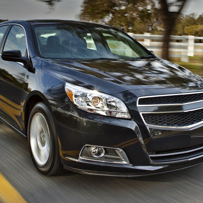 2013-2015 Chevrolet Malibu / 2016 Malibu Limited Projector Headlights w/ Amber Reflectors (Chrome Housing/Clear Lens)